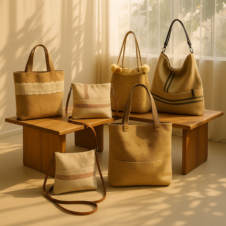 JUTE FANCY HANDBAGS